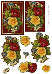 Vintage Roses Easy to Cut Decoupage