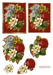 Victorian Roses Easy to Cut Decoupage
