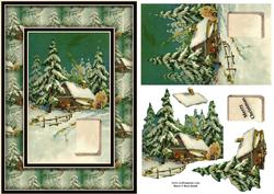 Christmas Scene Quick Card