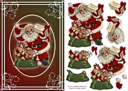 Santa & Presents Quick Card
