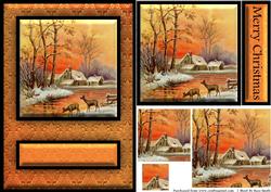 Christmas Scene Quick Card