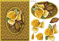 Yellow Rose Quick Card