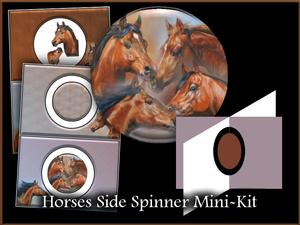 Horses Side Spinner Mini Kit