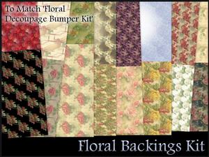 Floral Backings Kit