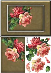 Pink Roses Quick Card