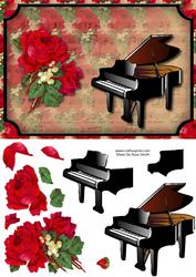 Roses & Music Quick Card