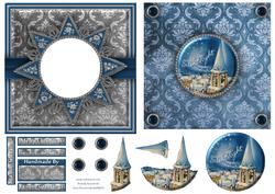 Silent Night 6x6 Aperture Card