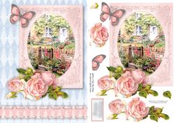 Country Cottage Floral Quick Card