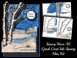Snowy River A5 Quick Card Ink-saving Mini Kit