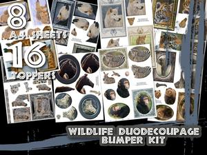 Wildlife Duodecoupage Bumper Kit