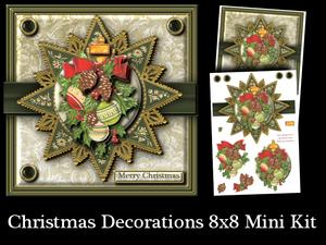 Christmas Decorations 8x8 Mini Kit