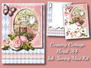 Country Cottage Floral A4 Ink-saving Mini Kit