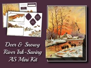 Deer & Snowy River Ink-saving A5 Mini Kit