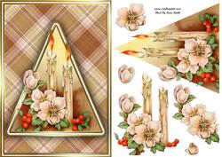 Candles & Flowers Quick Card