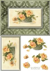 Golden Roses Quick Card