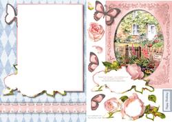Country Cottage Ink-saving Quick Card