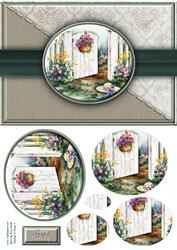 Flowers & Gate Quick Card