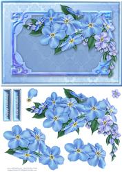 Forget-me-nots Quick Card