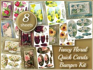 Fancy Floral Quick Cards Bumper Kit
