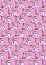 Ballerina Teddy Backing