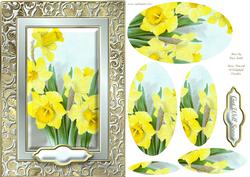 Spring Daffodils Fancy Quick Card