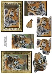 Tigers - Wildlife Duodecoupage