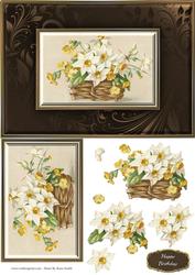 Fancy Daffodils Quick Card