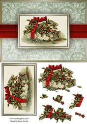 Gift Box of Holly Quick Card
