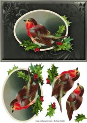 Robin & Holly Quick Card