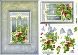 Church Bells & Holly Quick Card