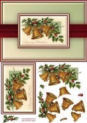 Bells & Holly Quick Card