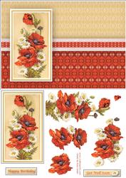 Classic Poppies Quick Card