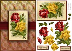 Victorian Roses Quick Card