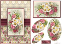 Bouquet of Daisies Quick Card