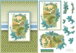 Pretty Cottage Quick Card