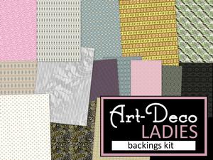 Art Deco Ladies Backings Kit