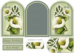 Calla Lily Tri Fold