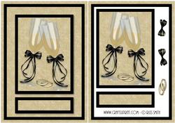Champagne Card Front