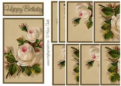 Cream Roses Side Stacker