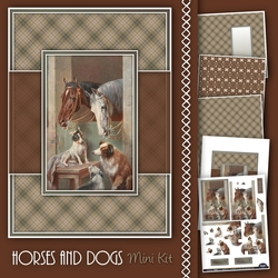 Horses and Dogs Mini Kit