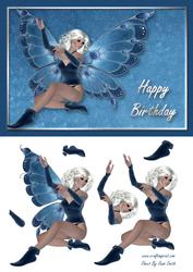 Blue Fairy Card Front