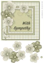 With Sympathy Large Card Front