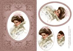 Elegant Lady 1 Card Front