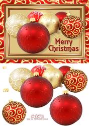 Baubles Card Front
