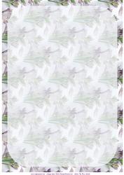Purple Flowers Insert