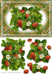 Strawberries Card Front