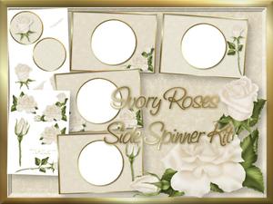 Ivory Roses Side Spinner Kit