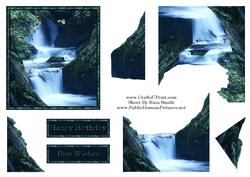Waterfall Decoupage