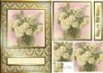 Cream Flowers Quick Card