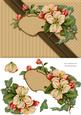 Vintage Cream Flowers Quick Card